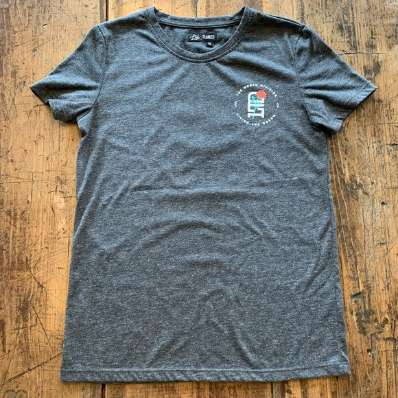 Team LTD charcoal heathered grey T-shirt XS - Picture 1 of 3